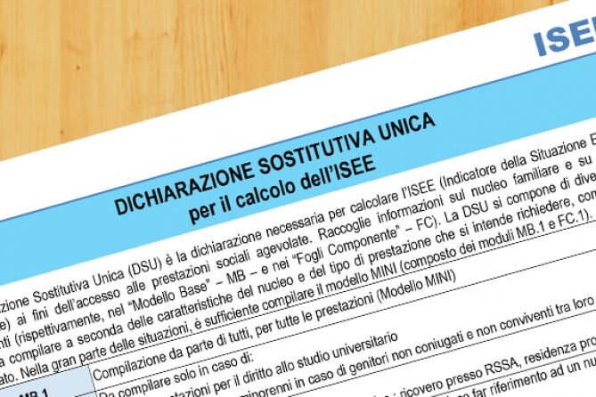 ISEE 2024 - Documentazione necessaria per la presentazione